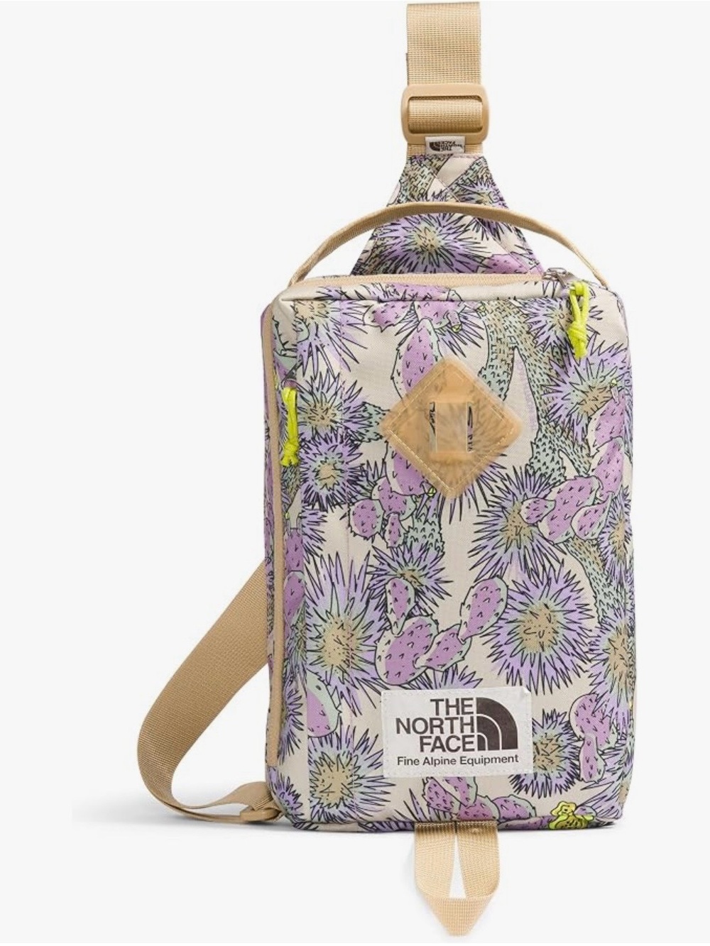 The North Face Berkeley Field Bag, Mineral Purple Cactus Camo Print